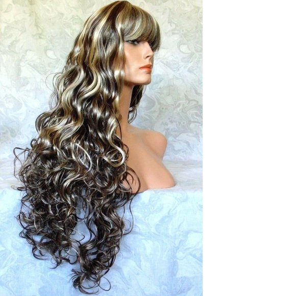 BROWN Long Layers of Soft Sexy Curls 28\